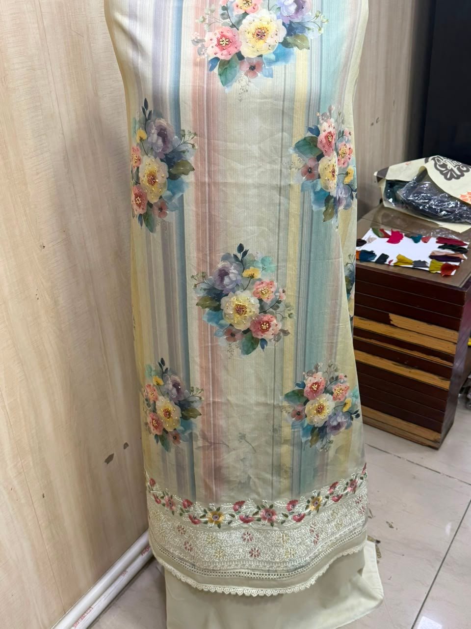 Glace cotton